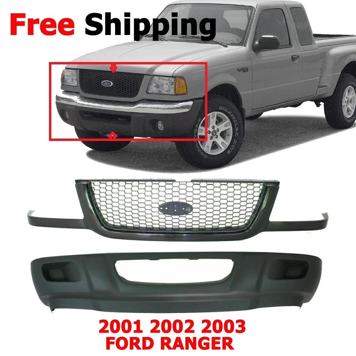2002 Ford Ranger Grill