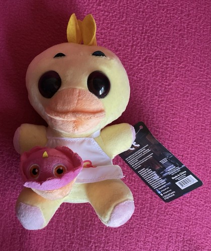 FNAF Chica Yellow Chicken With Cupcake Soft Plush Toy 6” Five Nights At Freddy’s - Picture 14 of 15