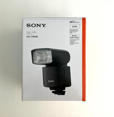 SONY HVL-F46RM Wireless Radio Control Flash New in Box from SONY HVL-F46RM Wireless Radio Control Flash New in Box from
