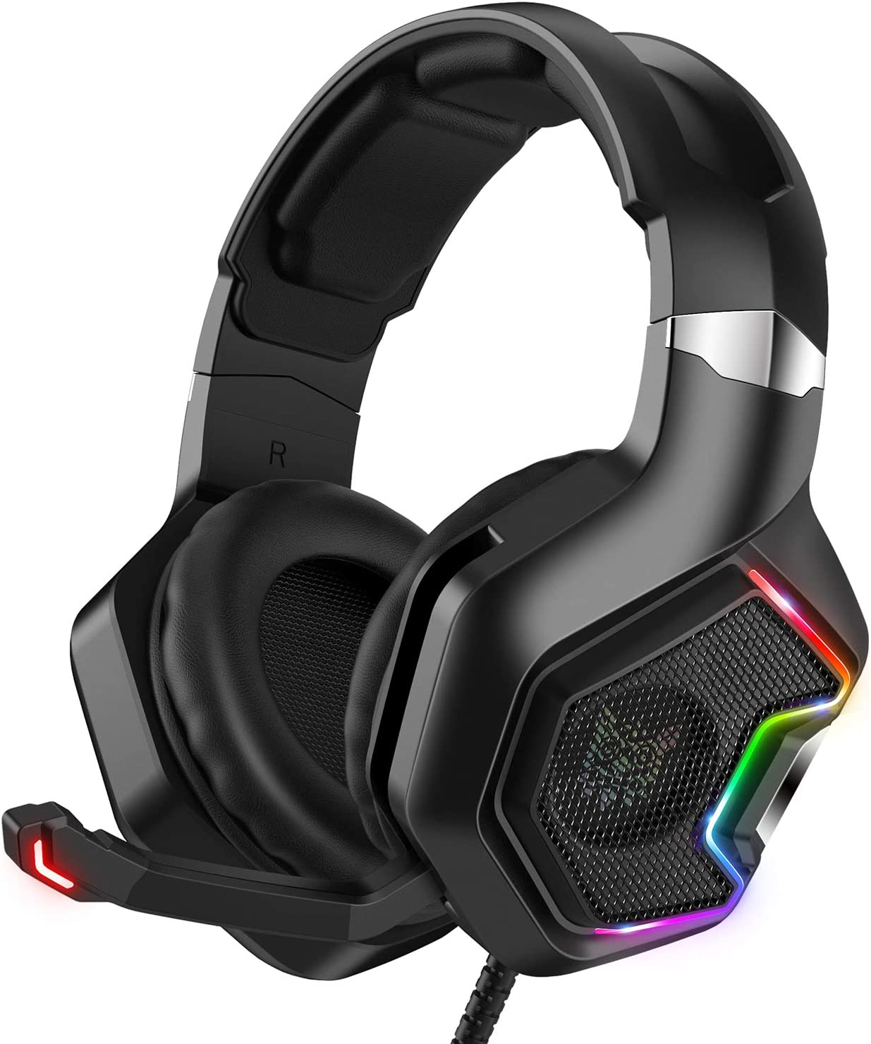 Gaming Headset  PS5, Xbox Series X S PC Gaming Noise Canceling Mic with 7.1-image