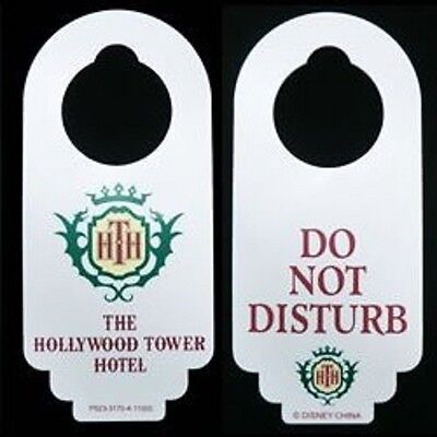 New Disney Parks Hollywood Tower Hotel Tower of Terror Do No Disturb Door Hanger 