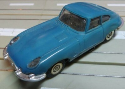 Faller AMS ~~ Jaguar E-Type mit Flachankermotor, 60er Jahre Spielzeug #EBS368