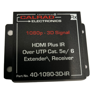 CALRAD 1080p - 3D Signal HDMI Plus IR Over UTP Cat. 5e/ 6 ExtenderReceiver 191