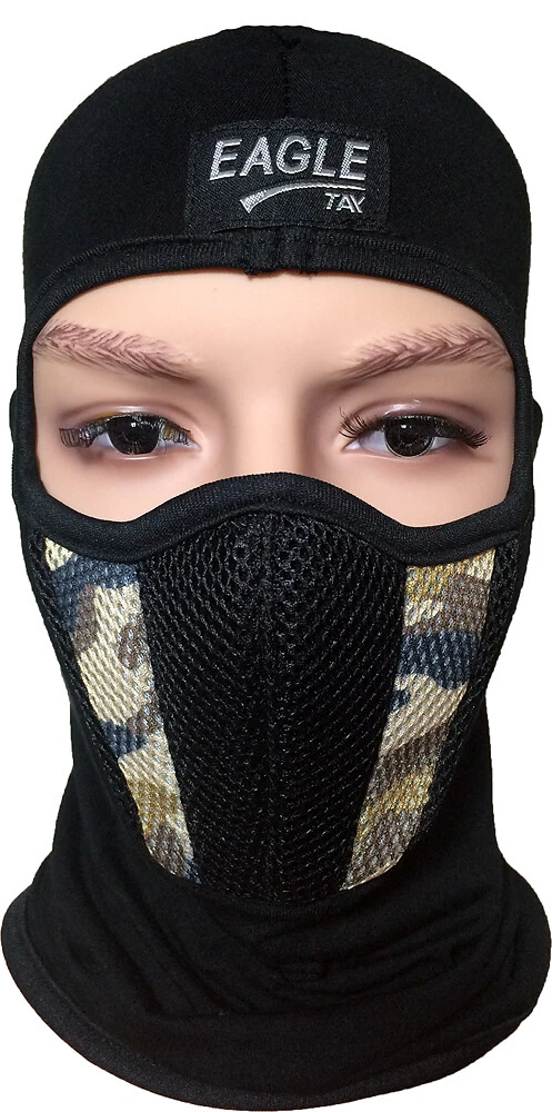Full Face Balaclava Protection Outdoor Biking Camouflage Filter Mask Desert Camo
