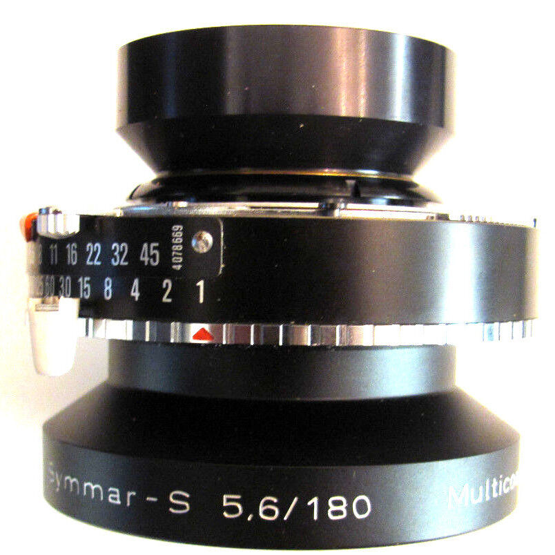 Schnedier Kreuznach 180mm f/5.6 Symmar S MC View Camera Lens Schnedier Kreuznach 180mm f/5.6 Symmar S MC View Camera Lens