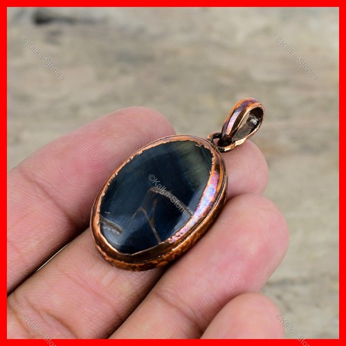 Mothers day Deal Pietersite Gemstone Ethnic Electroformed Pendant Jewelry Copper - Picture 4 of 6
