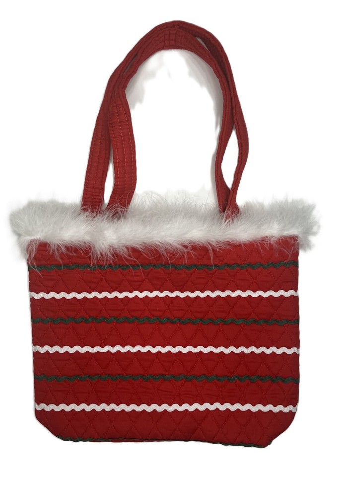 Festive Fur CP3010025CL Quilted Tote Bag