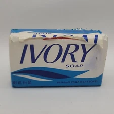 Vintage Ivory Travel Soap Bar Soap 2.5” Bar 99 44/100 Pure