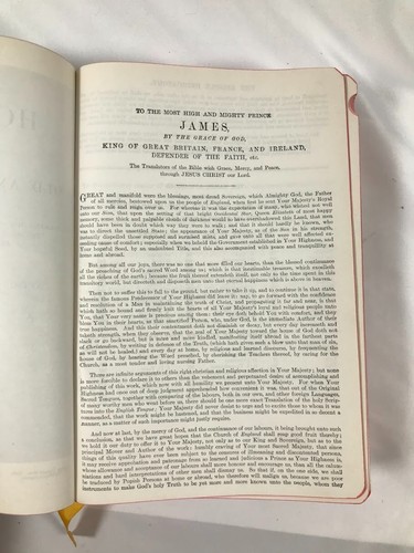 The Holy Bible King James Version Thomas & Sons Self-Pronouncing Long primer EUC - Foto 15 di 24
