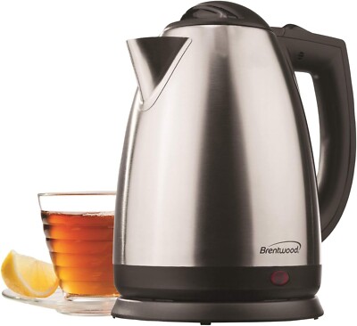 Brentwood KT-1800 2L Stainless Steel Cordless Electric Kettle( Free Shipping )