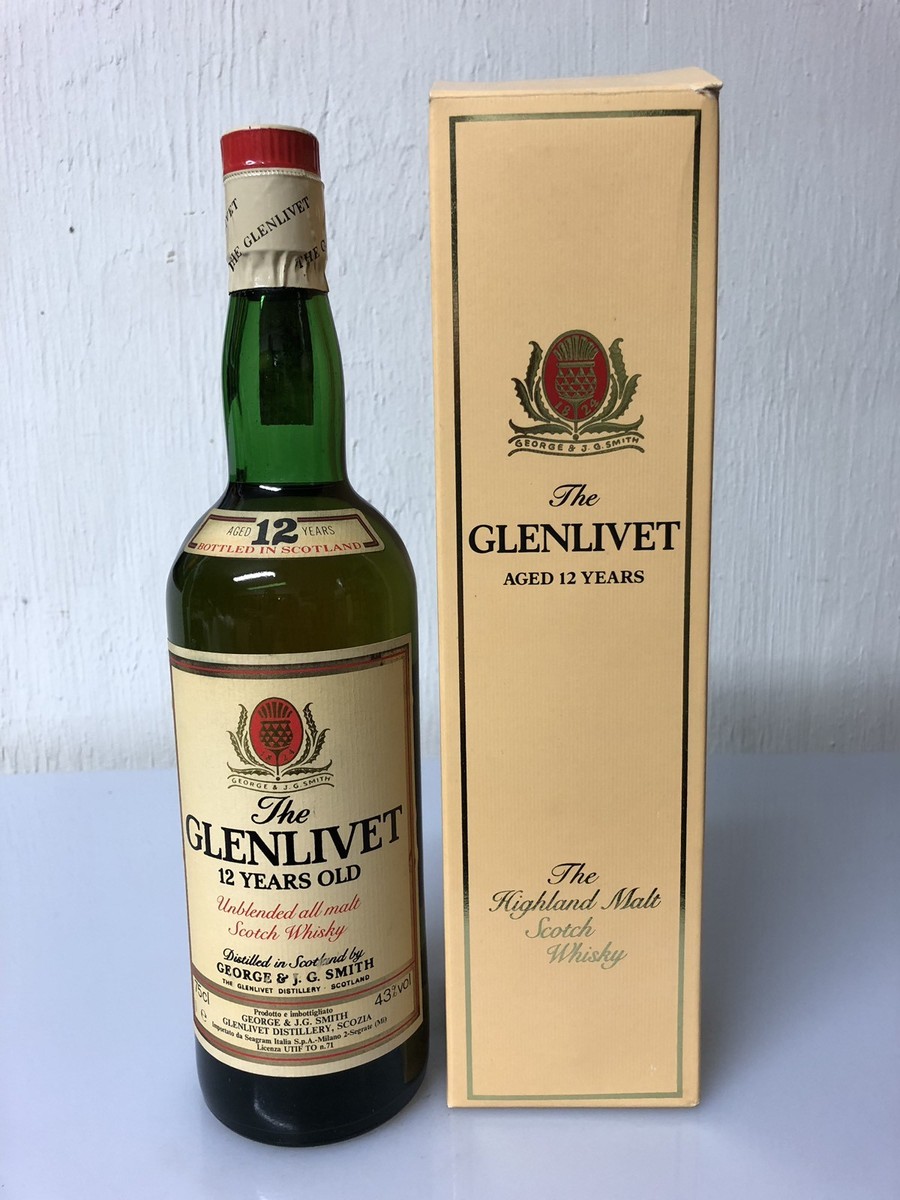 The Glenlivet 12yo Unblended All Malt Scotch Whisky 75cl 43% Vol