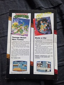 PALCOME Promotional Insert for NIntendo NES Games Vintage TMNT Skate or Die