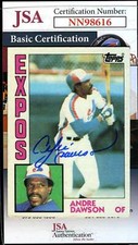 Andre Dawson Cards, Rookie Card and Autographed Memorabilia Guide 35