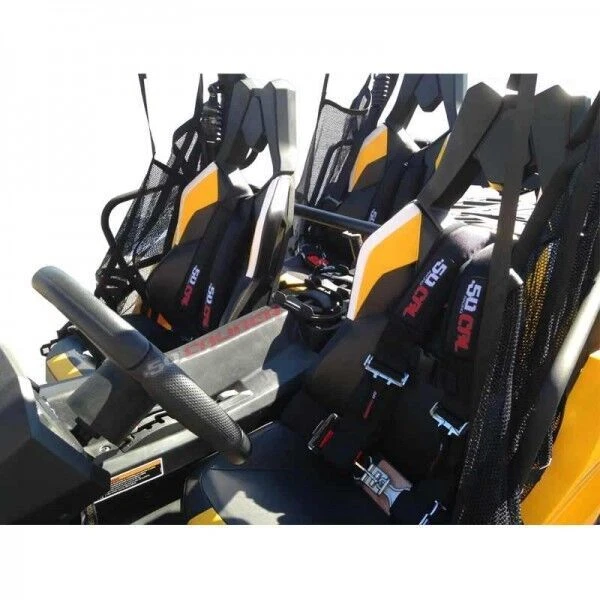 Custom 4 Point Roll Cage Safety Harness Bar Clamp Mount 2014 Can Am MAX XT XMS - Imagem 3 de 4