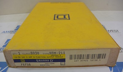 Square D Symax Class 8030 type HOM-211 8030 HOM-211 Output Module NeW iN BoX!