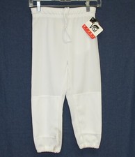 NOS NWT Rawlings Youth White Uniform Costume Cosplay Pants Softball Baseball L