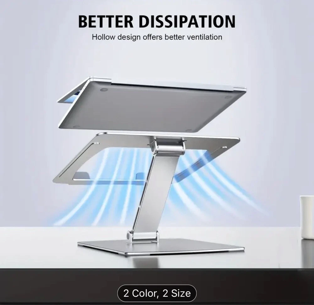 laptop stand aluminum adjustable