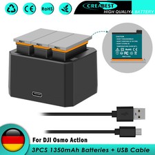 3x Akku 1350mAh für DJI Osmo Action Kamera A...