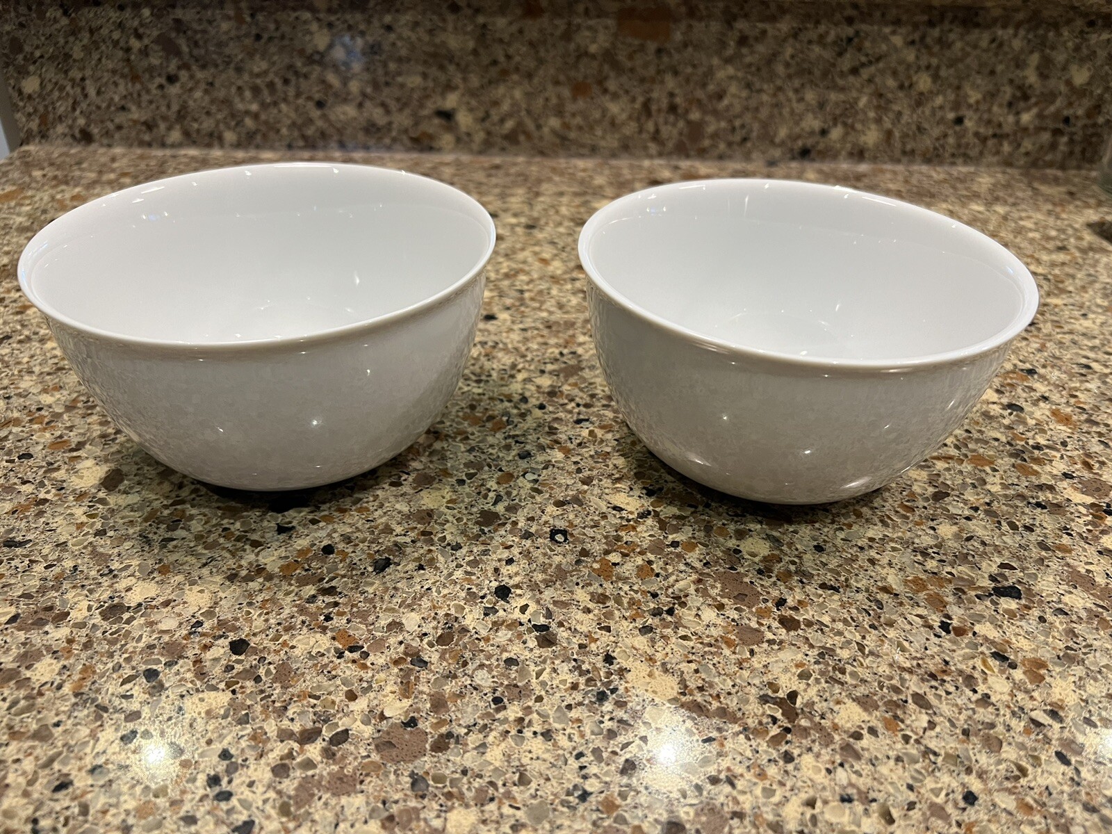 2 Pottery Barn GREAT WHITE TRADITIONAL Soup Cereal Coupe Bowls SIR