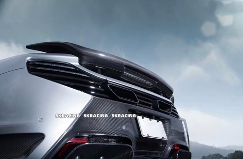 NEW Style Fits McLaren 650S MP4-12C Real Carbon Fiber Rear Trunk Spoiler Wing - Picture 7 of 21