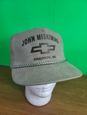 Vintage Chevrolet Car Dealership hat. John Miskimins Nebraska.  H12