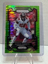 2023 Panini Prizm - Neon Green Pulsar Prizm #281 Shaquil Barrett