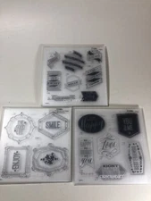 35 Years  Close to My Heart Stamps - My Acrylix Lot Of 3 NEW D1680, D1681, 1682