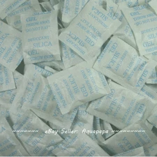 100 Packets 2 Gram Silica Gel Desiccant Non Toxic Moisture Absorber Ship from US