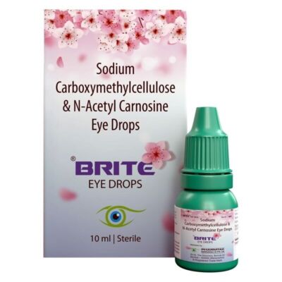 Brite C-NAC Eye Drops (10ml) Lubricates the Eyes, Reduces Redness & Swelling