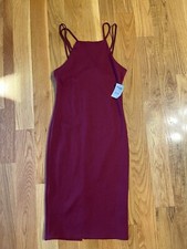 High Neck Bodycon Dress - Size Small