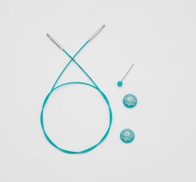 KnitPro The Mindful  Interchangeable Swivel Cords- 16'' 20'' 24'' 32'' 40'' 47'' 60''