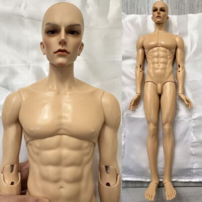 1/4 BJD Doll SD Light Tan Skin Face Make UP Eyes Muscle Man Iple FID Arvid Gift
