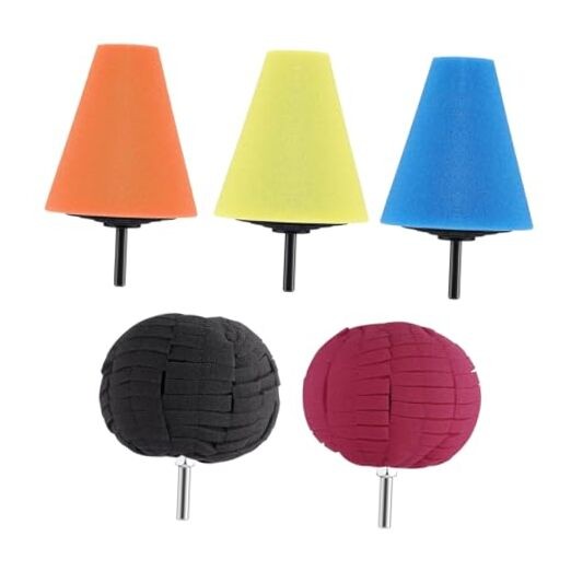 5PCS Car Buffing Polishing Pads for Drill Attachment - Car B