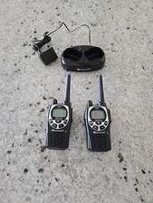 2 MIDLAND GXT 1000P WALKIE TALKIES- batteries charger and base.