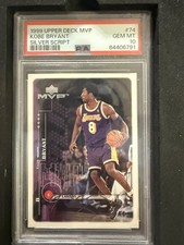 1999 Upper Deck MVP Kobe Bryant Silver Script PSA 10 - Pop 14 Rare!