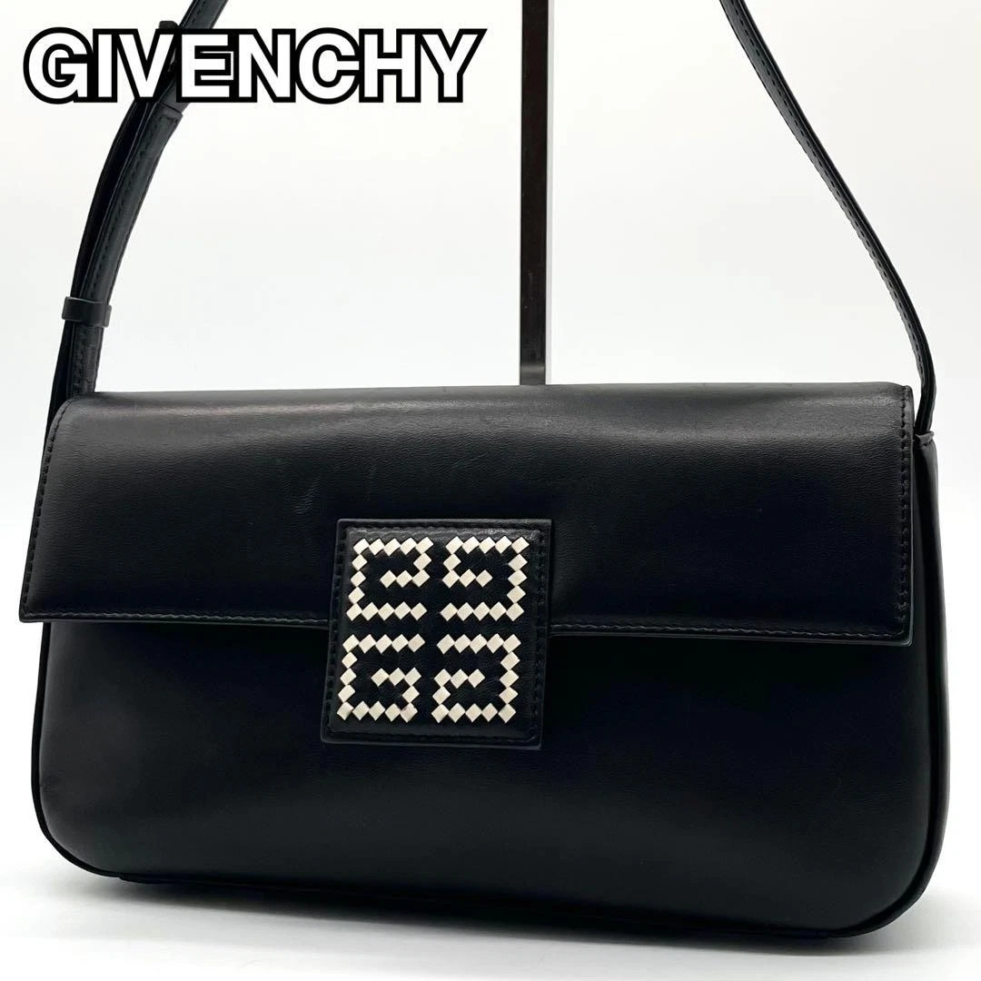 Borsa monospalla Givenchy ottime condizioni logo 4G pelle formale nera
