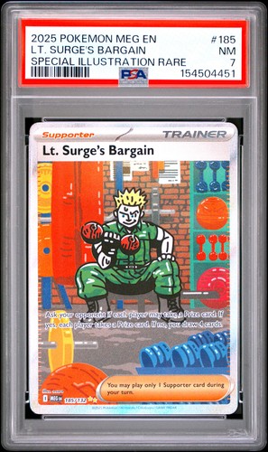 Lt. Surge's Bargain graded PSA 7 for sale on eBay