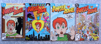 Angel Love 1986 Comic Book Lot #1 #6 #7 Special #1 D.C. COMICS