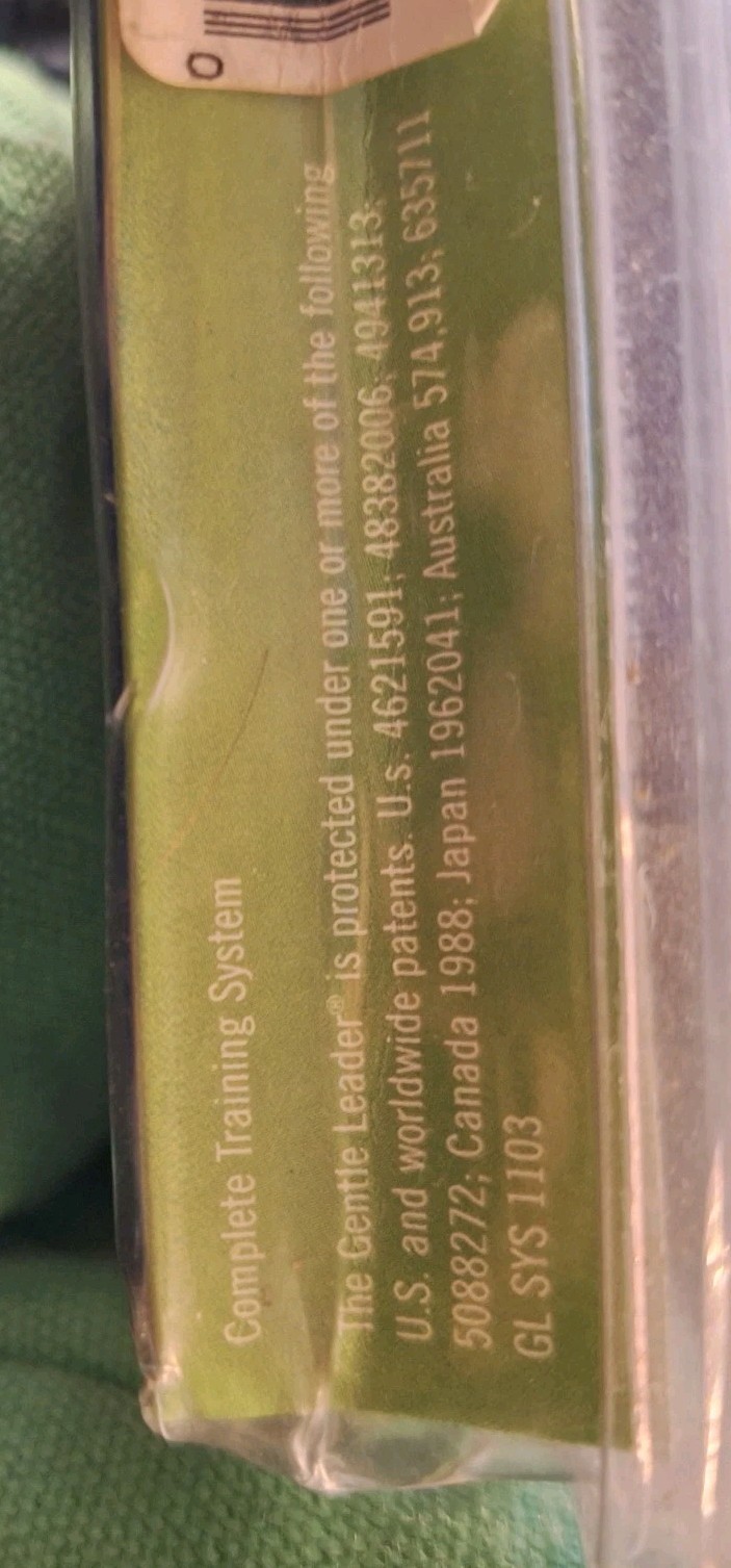 Gentle Leader Headcollar for Dogs Black Medium 25-60 lbs No Choke 10ft Drag Line