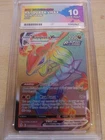 Pokémon Evolving Skies Rayquaza VMAX Rainbow Card 217/203 - ACE 10 GEM MINT