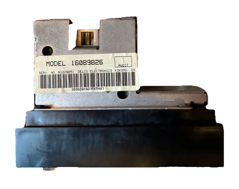 Cadillac Deville 1987-1993 centro de datos de combustible indicador de gasolina pantalla 16089826 OEM Foto 2 de 2