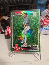 Ceddanne Rafaela Red Sox 2026 Topps Series 1 SP Easter Holiday Green Foil #101