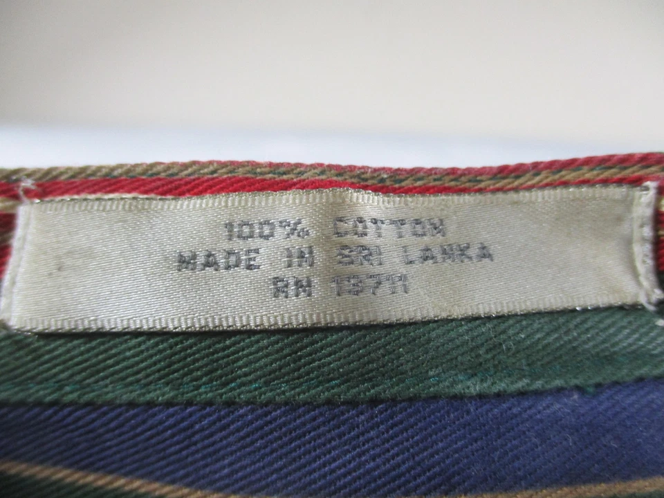 Vintage John Ashford Sport Shirt Mens Large Stripe Button Down 90s Casual - Image 4 of 4