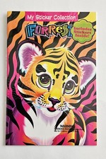 Vtg Lisa Frank Forrest Tiger Cub NIP Sticker Collection Album w/Stickers