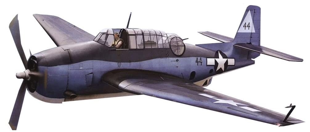Academy Models 12340 148 United States Navy TBF-1C Avenger Battle of Late Plasti