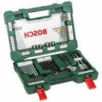 6X Bosch V-Line Box. 83-Teiliges Bohrer- Und Bit-Set Mit Led-Taschenlampe.