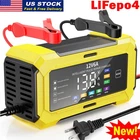 12V Smart Car Battery Charger Maintainer Trickle Repair 12 Volt Lifepo4 Lithium