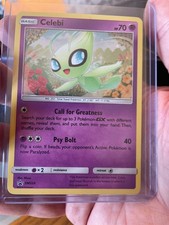 Celebi SM224 Holo Black Star Promo Pokemon Card Sun & Moon