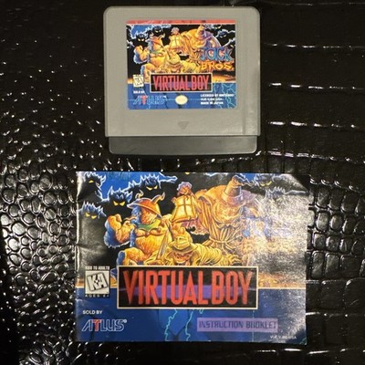 Authentic Jack Bros Original Game for Virtual Boy with instruction