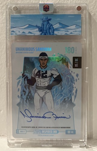 2026 Bo Jackson Battle Arena UNANIMOUS SANDMAN Mariano Rivera Auto Ice /50